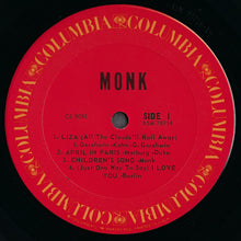 Laden Sie das Bild in den Galerie-Viewer, Thelonious Monk : Monk. (LP, Album, RE)