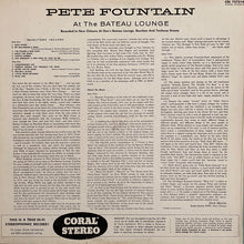Laden Sie das Bild in den Galerie-Viewer, Pete Fountain : Pete Fountain At The Bateau Lounge (LP, Album, RP)