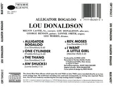 Charger l'image dans la galerie, Lou Donaldson : Alligator Bogaloo (CD, Album, RE)