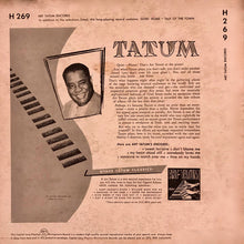 Laden Sie das Bild in den Galerie-Viewer, Art Tatum : Art Tatum Encores (10", Album)
