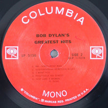 Laden Sie das Bild in den Galerie-Viewer, Bob Dylan : Bob Dylan's Greatest Hits (LP, Comp, Mono, RE, RM, 180)