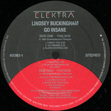 Load image into Gallery viewer, Lindsey Buckingham : Go Insane (LP, Album, Spe)