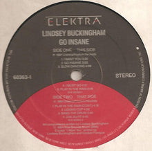Load image into Gallery viewer, Lindsey Buckingham : Go Insane (LP, Album, Spe)
