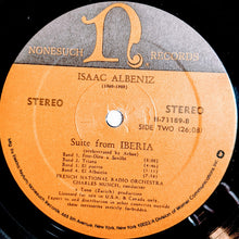 Load image into Gallery viewer, Claude Debussy . Isaac Albéniz - French National Radio Orchestra*, Charles Munch : Iberia (LP, Album, Spe)