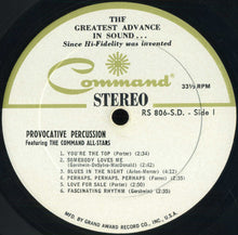 Charger l'image dans la galerie, The Command All-Stars : Provocative Percussion (LP, Album, Gat)