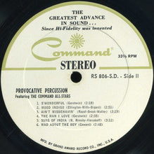 Charger l'image dans la galerie, The Command All-Stars : Provocative Percussion (LP, Album, Gat)