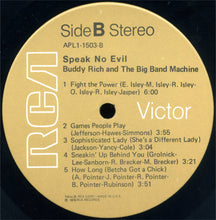 Load image into Gallery viewer, Buddy Rich And The Big Band Machine : Speak No Evil (LP, Album)