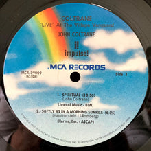 Load image into Gallery viewer, Coltrane* : "Live" At The Village Vanguard (LP, Album, RE, Pin)