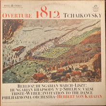 Laden Sie das Bild in den Galerie-Viewer, Herbert von Karajan, Philharmonia Orchestra : Overture 1812 (LP, Comp, Blu)