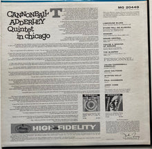 Charger l'image dans la galerie, Cannonball Adderley Quintet* : In Chicago (LP, Album, Mono)