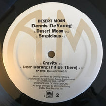 Laden Sie das Bild in den Galerie-Viewer, Dennis DeYoung : Desert Moon (LP, Album, Mon)