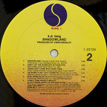 Charger l'image dans la galerie, k.d. lang : Shadowland (The Owen Bradley Sessions) (LP, Album, All)