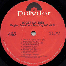Load image into Gallery viewer, Roger Daltrey : McVicar (Original Soundtrack Recording) (LP, Album, 49 )