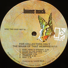 Load image into Gallery viewer, Lonnie Mack : The Wham Of That Memphis Man (For Collectors Only) (LP, Album, RE, Mon)