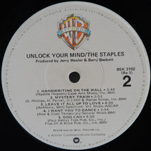 Laden Sie das Bild in den Galerie-Viewer, The Staples : Unlock Your Mind (LP, Album, Win)