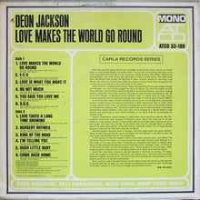 Laden Sie das Bild in den Galerie-Viewer, Deon Jackson : Love Makes The World Go Round (LP, Mono, Mis)