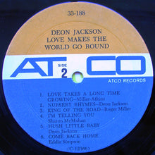 Laden Sie das Bild in den Galerie-Viewer, Deon Jackson : Love Makes The World Go Round (LP, Mono, Mis)