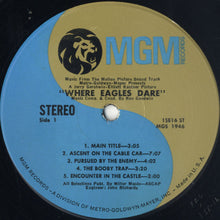Laden Sie das Bild in den Galerie-Viewer, Ron Goodwin : "Where Eagles Dare" Music From The Motion Picture Sound Track (LP, Album, MGM)