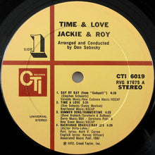 Load image into Gallery viewer, Jackie & Roy : Time & Love (LP, Album, Gat)
