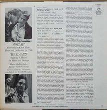 Load image into Gallery viewer, Yehudi Menuhin, The Philharmonia Orchestra*, Elaine Shaffer, Marilyn Costello, Wolfgang Amadeus Mozart : Mozart: Flute & Harp Concerto / Telemann: Suite For Flute & Strings (LP, RE)