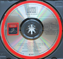 Load image into Gallery viewer, Prokofiev*, Itzhak Perlman, B.B.C. Symphony Orchestra*, Gennady Rozhdestvensky* : The Two Violin Concertos (CD, Album)