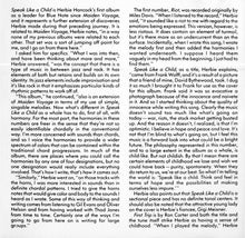 Charger l'image dans la galerie, Herbie Hancock : Speak Like A Child (CD, Album, RE)