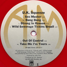 Load image into Gallery viewer, U.K. Squeeze* : U.K. Squeeze (LP, Album, Ltd, Red)