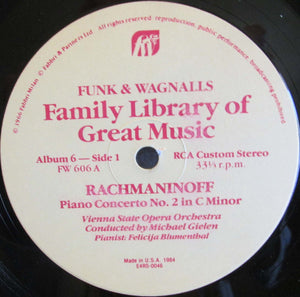 Rachmaninoff* : Piano Concerto No. 2 / Symphonic Dances No. 2 & No. 3 / Vocalise No. 14 (LP, Comp, RE)