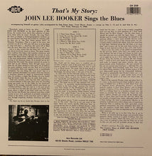 Load image into Gallery viewer, John Lee Hooker : That's My Story John Lee Hooker Sings The Blues (LP, Album, RE)