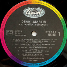 Laden Sie das Bild in den Galerie-Viewer, Dean Martin : A Winter Romance (LP, Album, RE)