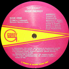 Load image into Gallery viewer, High Inergy : So Right (LP, Album)