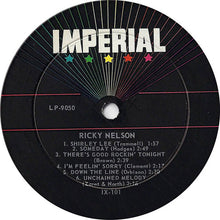 Load image into Gallery viewer, Ricky Nelson (2) : Ricky Nelson (LP, Album, Mono, Ind)
