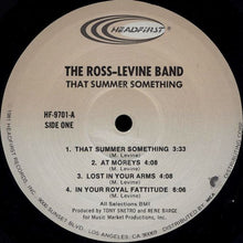 Charger l'image dans la galerie, The Ross-Levine Band : That Summer Something (LP, Album, Dig)