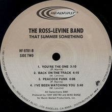 Charger l'image dans la galerie, The Ross-Levine Band : That Summer Something (LP, Album, Dig)
