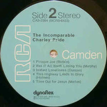 Laden Sie das Bild in den Galerie-Viewer, Charley Pride : The Incomparable Charley Pride (LP, Comp, Hol)