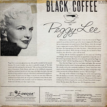 Load image into Gallery viewer, Peggy Lee : Black Coffee With Peggy Lee (LP, Album, Mono, Styrene)