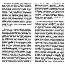 Laden Sie das Bild in den Galerie-Viewer, Albert Collins : Cold Snap (CD, Album, Dis)