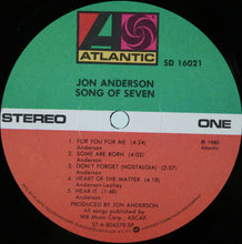 Load image into Gallery viewer, Jon Anderson : Song Of Seven (LP, Album, SP )