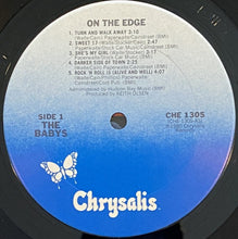 Laden Sie das Bild in den Galerie-Viewer, The Babys : On The Edge (LP, Album, San)