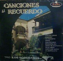 Charger l'image dans la galerie, Trío Los Soberanos : Canciones Del Recuerdo (LP, Album, Mono)