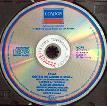 Load image into Gallery viewer, Falla*, Albéniz*, Turina*, Alicia De Larrocha, London Philharmonic Orchestra, Rafael Frühbeck De Burgos : Nights In The Gardens Of Spain (CD, Album, RE)