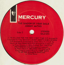 Load image into Gallery viewer, Johnny Mathis : The Shadow Of Your Smile (LP, Album, Ric)