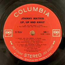 Load image into Gallery viewer, Johnny Mathis : Up, Up And Away (LP, Album, Ter)