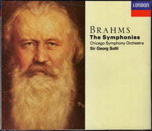 Load image into Gallery viewer, Brahms*, Chicago Symphony Orchestra, Sir Georg Solti* : The Symphonies (4xCD, Comp, RE, RM)