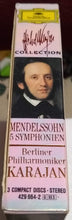Load image into Gallery viewer, Mendelssohn* / Berliner Philharmoniker, Karajan* : 5 Symphonien (3xCD, RE, RM + Box, Comp)
