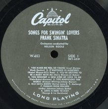 Load image into Gallery viewer, Frank Sinatra : Songs For Swingin' Lovers! (LP, Album, Mono, Scr)