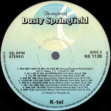 Load image into Gallery viewer, Dusty Springfield : The Very Best Of Dusty Springfield (LP, Comp)