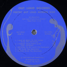 Load image into Gallery viewer, The Harlemans : Poetry Out Loud — Number Nine (LP)