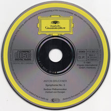 Load image into Gallery viewer, Anton Bruckner - Berliner Philharmoniker, Herbert von Karajan : Symphonie No. 3 (CD, Album, RE)