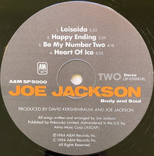 Load image into Gallery viewer, Joe Jackson : Body And Soul (LP, Album, RE, Ind)